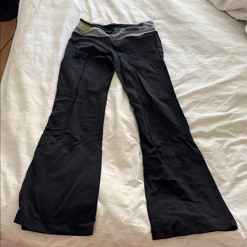 Lululemon Black Flared leggings